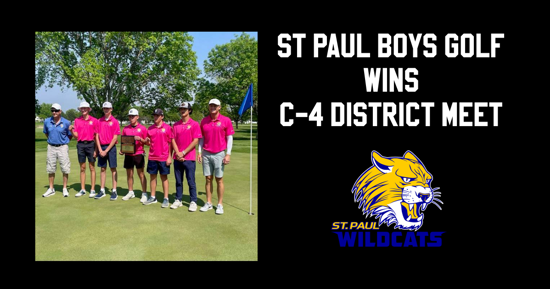 C-4 District Golf: St Paul Wins Championship - GICC Finishes 3rd