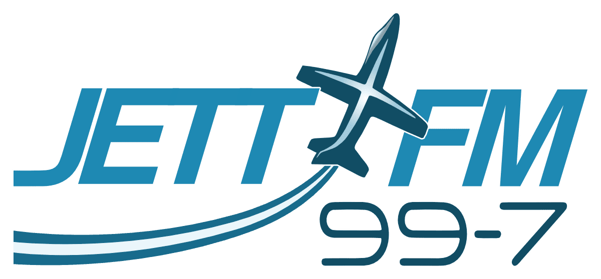 JETT FM 99-7 or 99-7 JETT FM logo