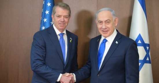 Governor Pillen with Israeli Prime Minister Benjamin Netanyahu
