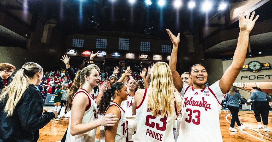 Husker Women Surge Past Bison, 82-70