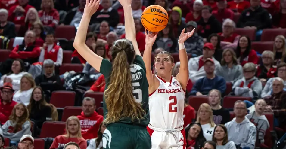 Huskers Shoot for Road Upset of No. 15 Spartans