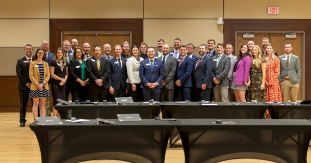 Nebraska LEAD Class 43 Fellows celebrate their graduation after completing the two-year leadership development program. With their completion, the Nebraska LEAD Program now boasts more than 1,200 alumni dedicated to strengthening Nebraska’s agricultural industry and rural communities.