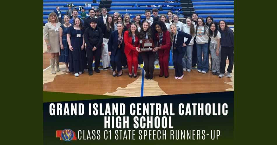 Grand Island Central Catholic takes Runner-Up at State Speech