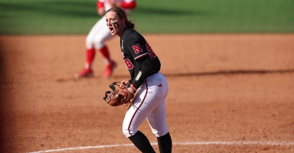 Husker Softball Sweeps Saturday DH vs Rutgers 