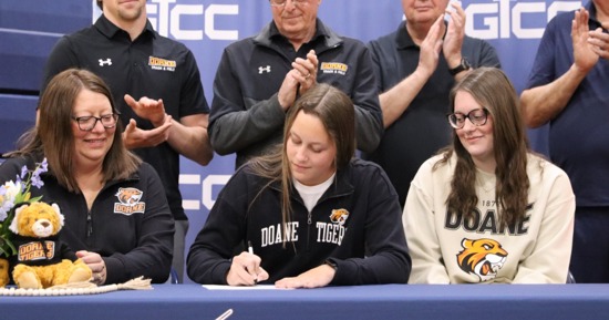 Laura Blake signs with Doane University to participate in track & field