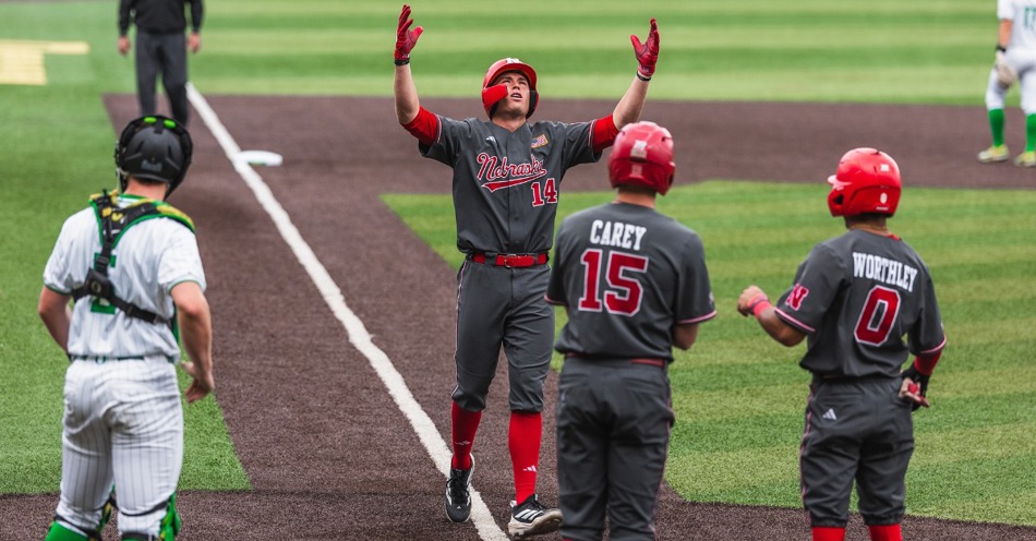 Sanderson, No. 19 Huskers Even Series at No. 21 Oregon