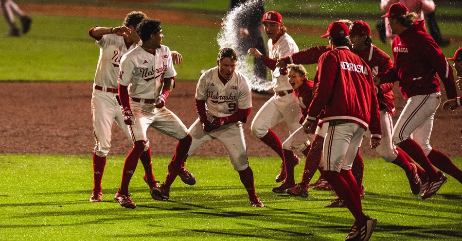 Stokes' Walk-Off Single Leads No. 16 Huskers Past K-State
