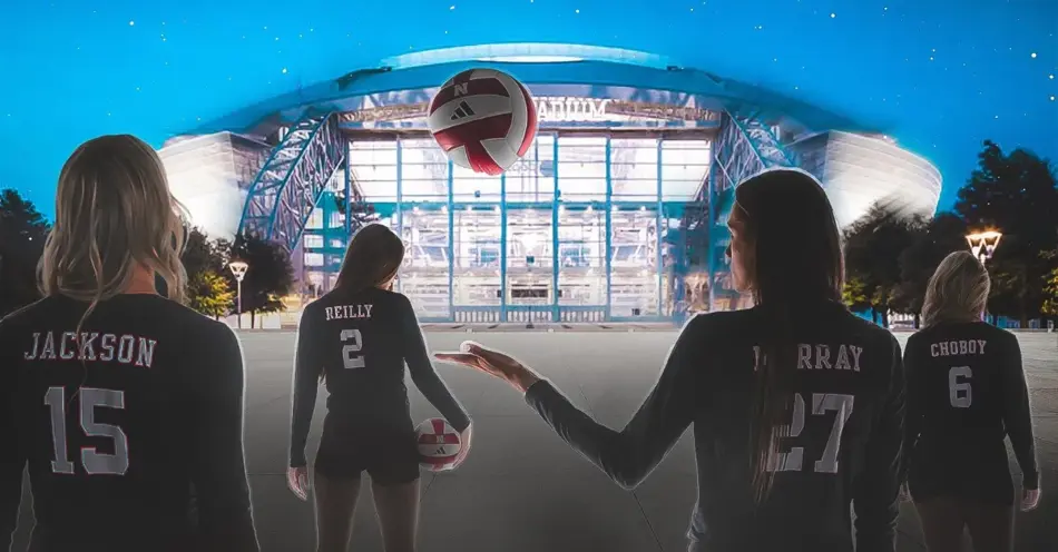 Nebraska Volleyball to Play in Spikes Under the Lights at AT&T Stadium