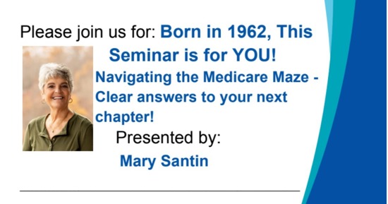 Free Community Education–May 28  Navigating the Medicare Maze