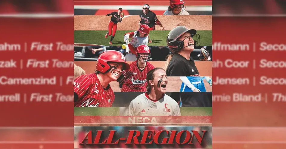 Eight Huskers Named to NFCA All-Region Teams