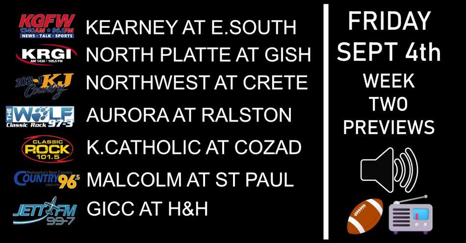 High School Football Previews - Week 2 