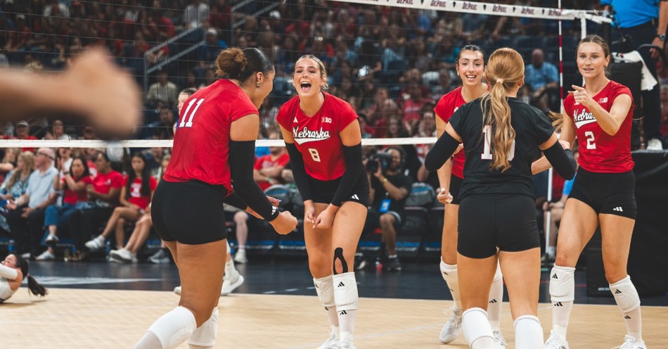 No. 1 Huskers Cruise to Sweep of DePaul