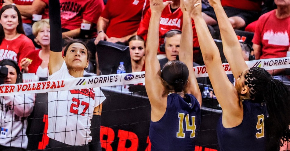 Husker volleyball wins over Georgia Tech in Four sets