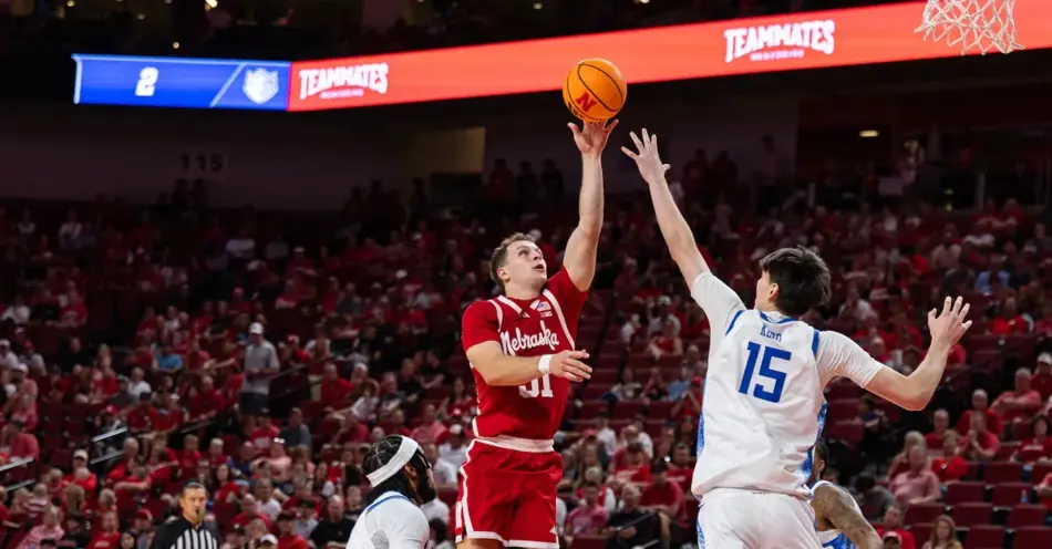 Huskers Fall in Exhibition Opener