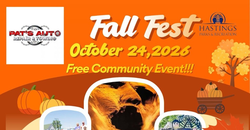 The Hastings Parks and Recreation Department invites the public to upcoming fall activities