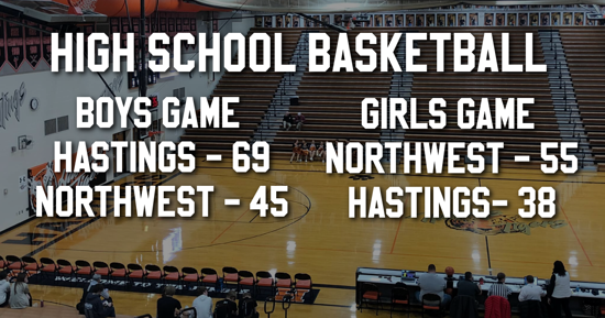 Northwest Basketball Splits At Hastings