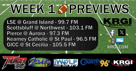 KRGI Sports Network - Football Previews - August 30th