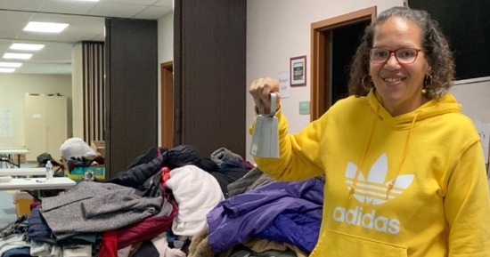 Coat Drive Meets 2000 Goal