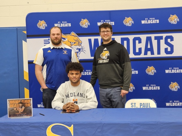 Bader with his St. Paul Coaches