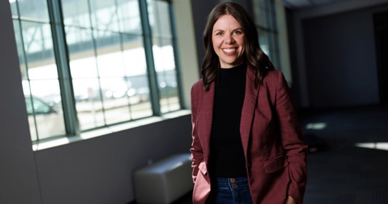 There are so many career opportunities, and a fantastic quality of life and sense of community, in rural Nebraska,” says Jordyn Bader, co-founder of ag tech company Marble Technologies and a Husker alumna active in supporting the university's Engler Agribusiness Entrepreneurship Program. (Craig Chandler/University Communication and Marketing)