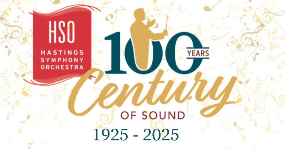 Hastings Symphony Orchestra celebrates 100th season “A Century of Sound” in 2025-2026. 