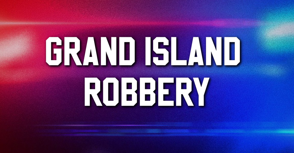 Grand Island Robbery with Red & Blue Police Lights