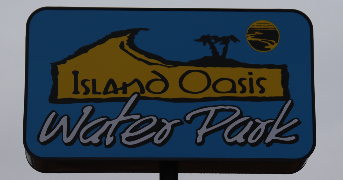 Island Oasis Sign