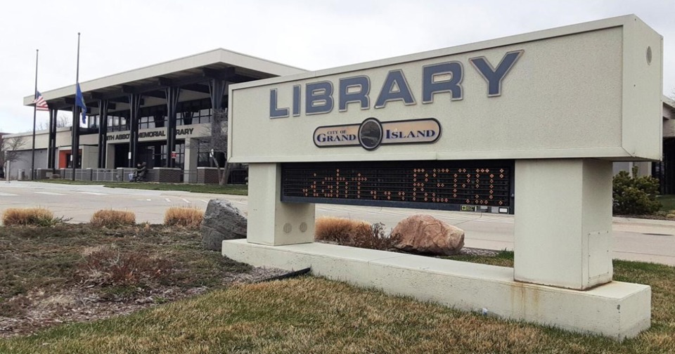 Grand Island Public Library Closeup