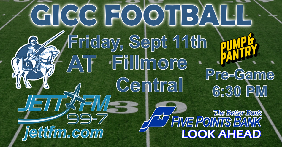 2026-09-11T18:30|Fillmore Central Vs Grand Island Central Catholic|HS Football|JETT-FM