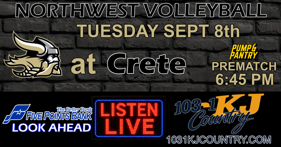2026-09-08T18:45|Crete High School Vs Grand Island Northwest|HS Volleyball|KKJK