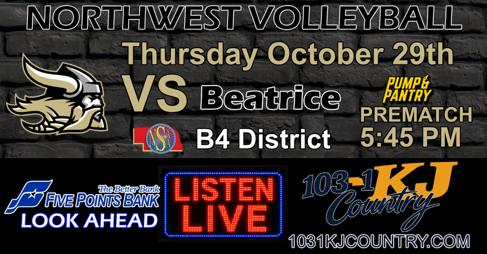 2026-10-29T17:45|Grand Island Northwest Vs Beatrice High School|HS Volleyball|KKJK