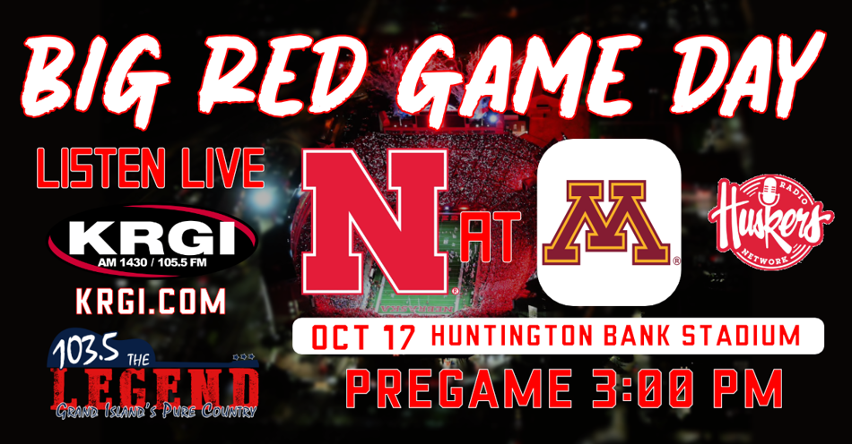 2025-10-17T15:00|Minnesota University Vs Nebraska|Husker Football|KRGI-AM