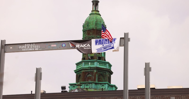 Hall County Courthouse Project Reaches New Heights with Final Beam Ceremony
