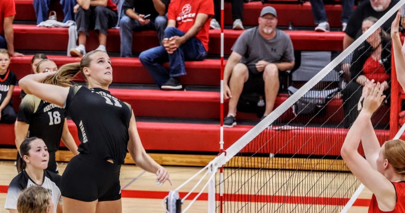 Northwest Volleyball Defeats Aurora, 3-1 